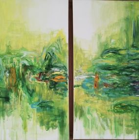 Peinture, Reflet d’étang, Liying Xie