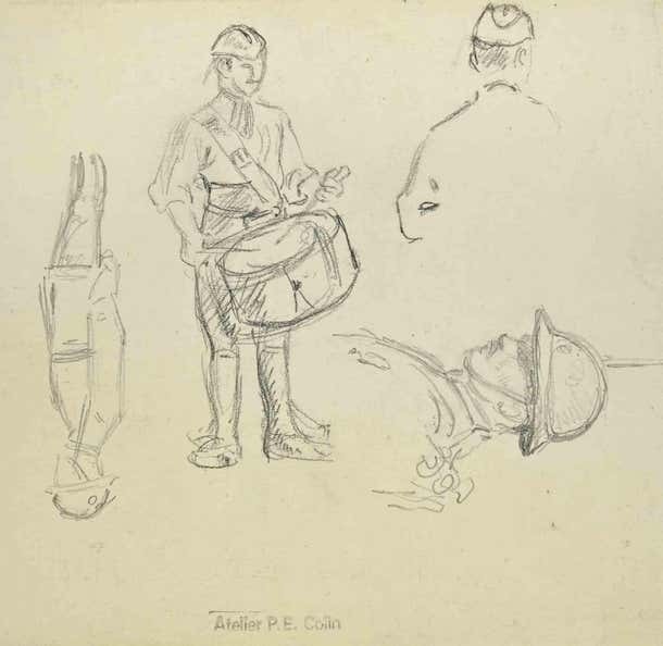 Paul Emile Colin, Playing Soldier Paul Emile Colin, Playing Soldier