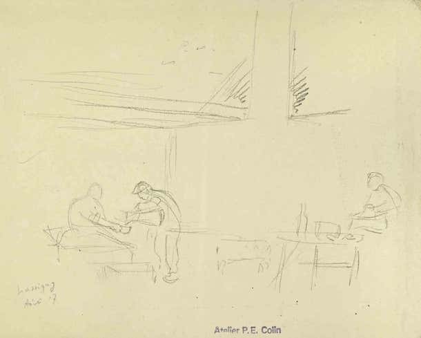 Paul Emile Colin, Treating Soldiers Paul Emile Colin, Treating Soldiers