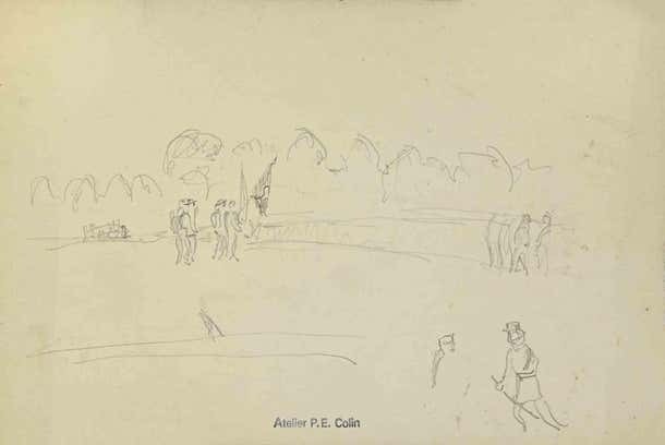 Paul Emile Colin, The Campsite Paul Emile Colin, The Campsite