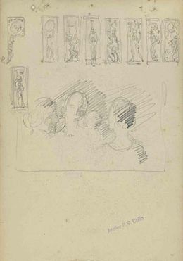 Fine Art Drawings, Figures, Paul Emile Colin