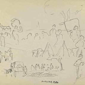 Zeichnungen, Soldiers' Camp, Paul Emile Colin