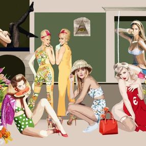 Painting, Fashion Woman, Billi Thanner