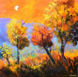Painting, Autumn feast, Pol Ledent