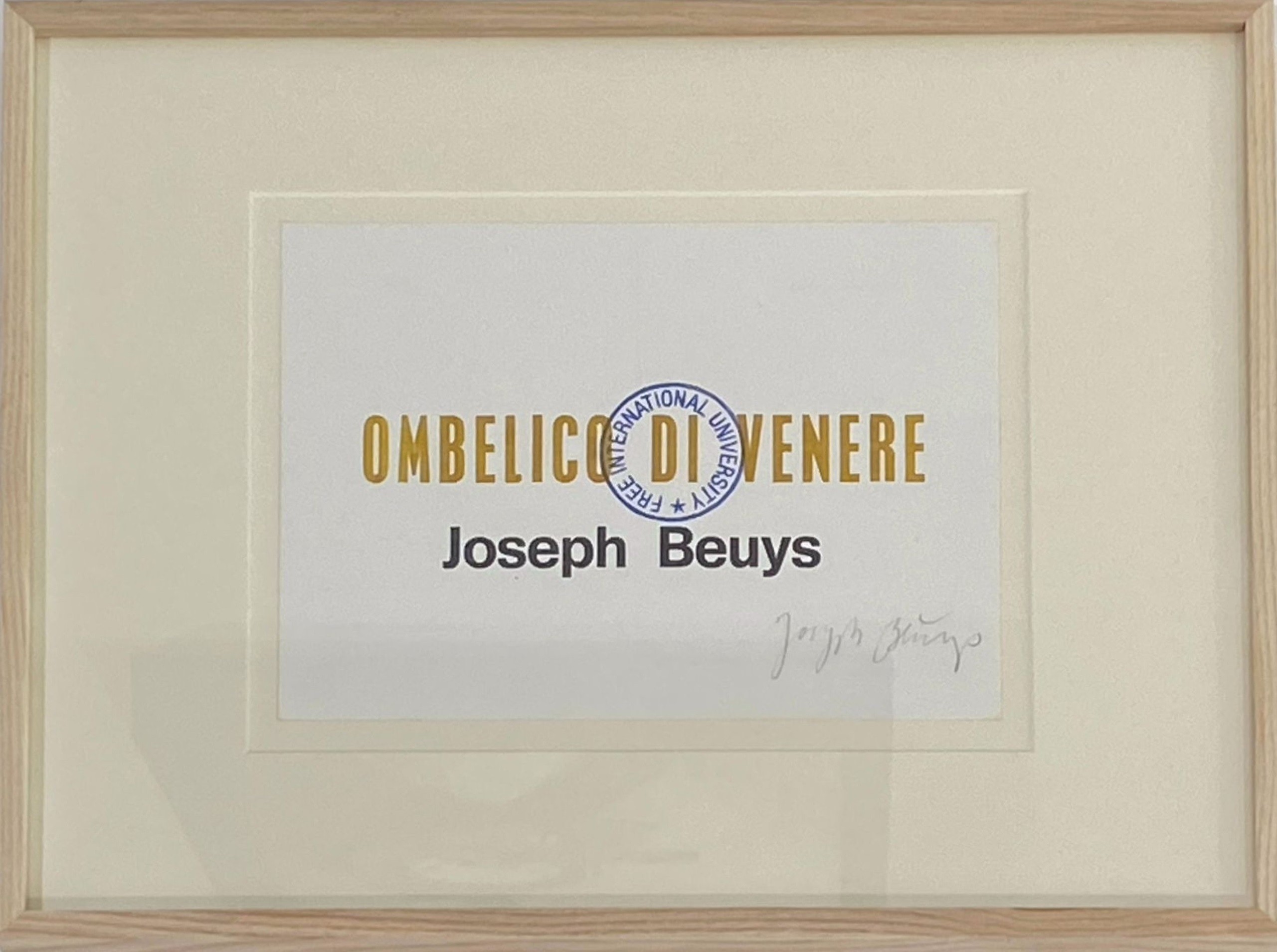 Joseph Beuys, Ombelico di Venere (dans 44 lots) Joseph Beuys, Ombelico di Venere (dans 44 lots)
