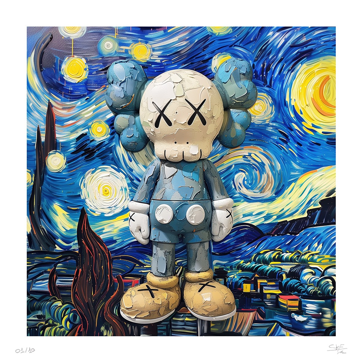 Ske, Kaws Night EA Ske, Kaws Night EA