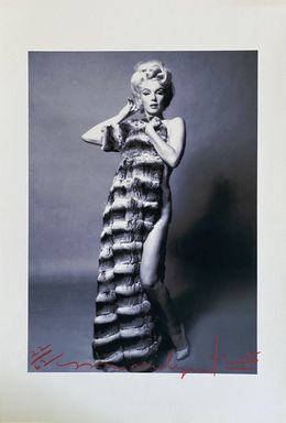 Fotografien, Marilyn Monroe In Chinchilla Coat, Bert Stern