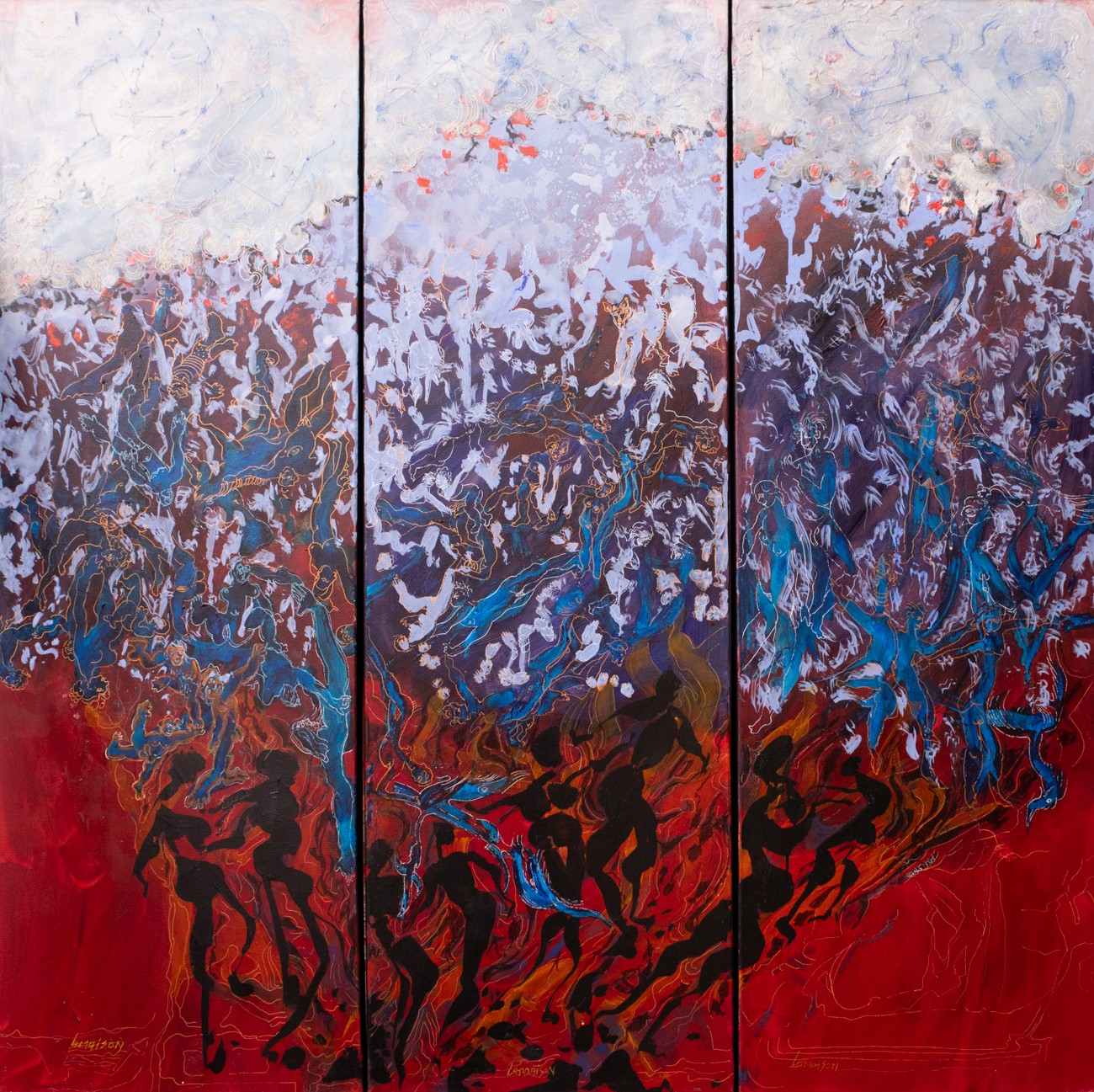 Danielle Lamaison, Hommes arbres - Paysage imaginaire Danielle Lamaison, Hommes arbres - Paysage imaginaire