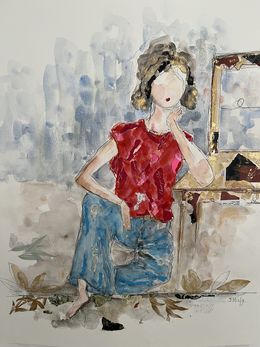 Peinture, The Wooden Chair, Isabelle Hirtzig