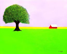 Painting, Magic Tree, Norman Lerner