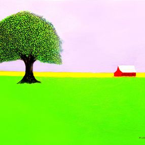 Painting, Magic Tree, Norman Lerner