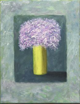 Gemälde, Yellow Vase 2, Norman Lerner