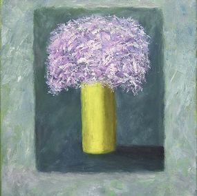 Painting, Yellow Vase 2, Norman Lerner
