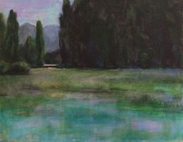 Painting, Thoughts of Monet, Patrice Burkhardt