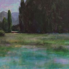 Painting, Thoughts of Monet, Patrice Burkhardt