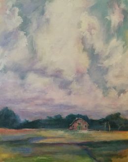 Painting, American Farmland, Patrice Burkhardt