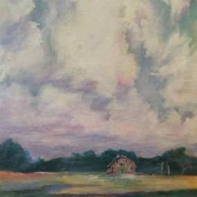 Painting, American Farmland, Patrice Burkhardt