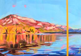Gemälde, Lake Annecy, Paul Ward