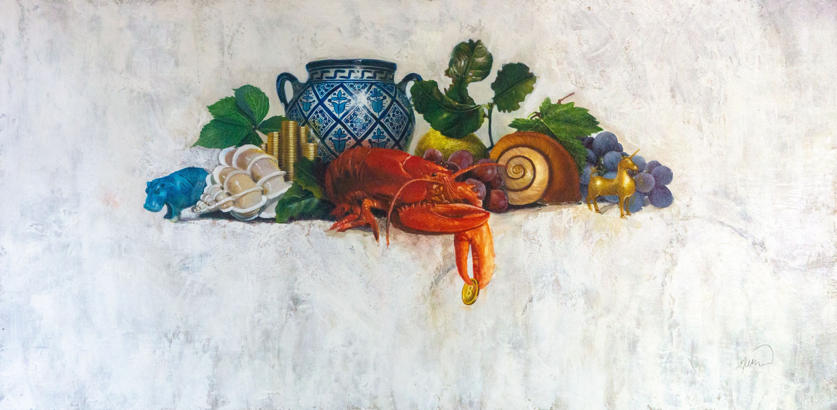 Paulo Jimenez, Barbarous Gold Still Life Paulo Jimenez, Barbarous Gold Still Life