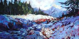 Painting, Icy Creek, Perry Haddock