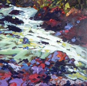 Painting, Rushing Waters,, Perry Haddock