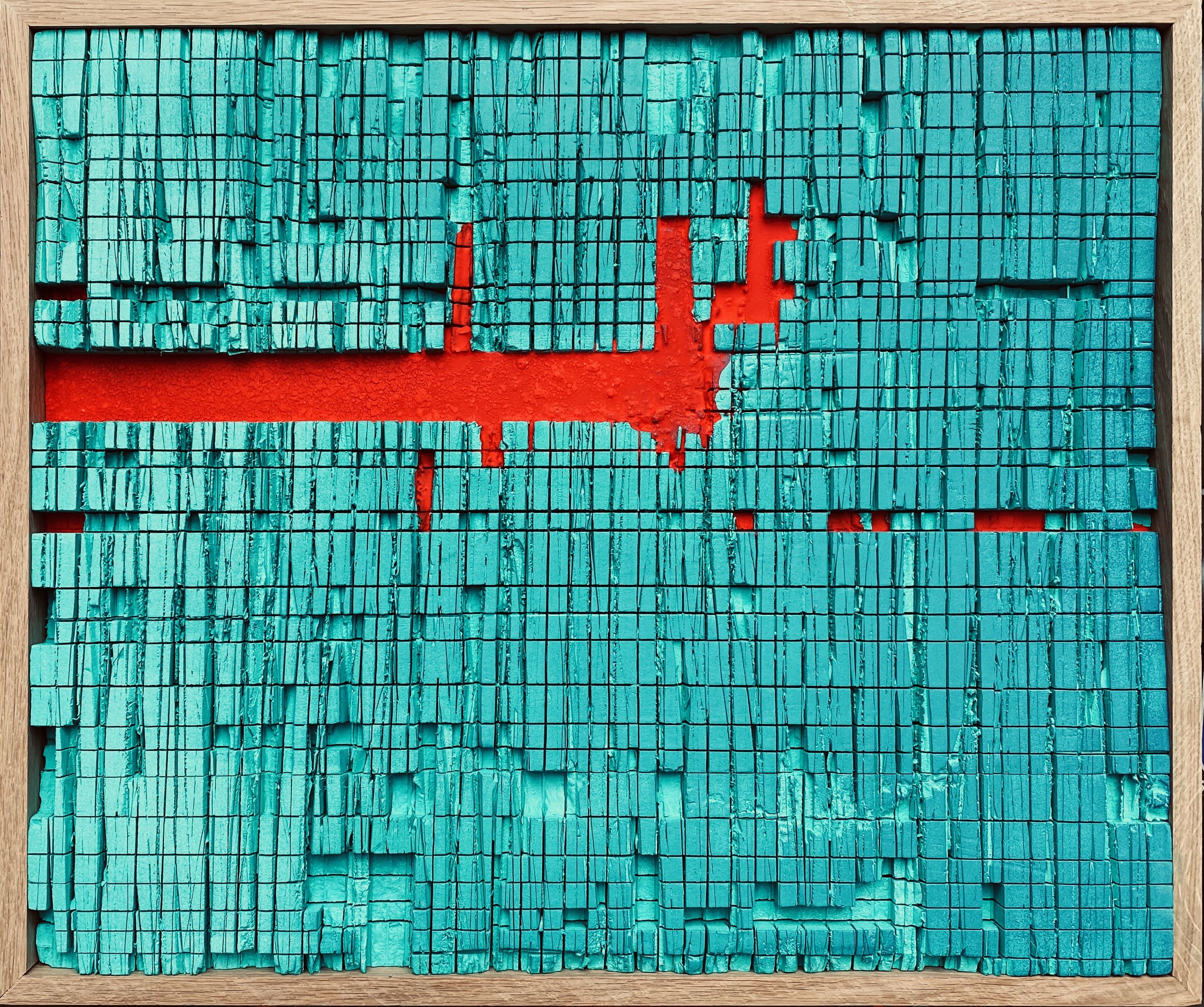 Peter Foesters, Disintegration, Mixed Media on Canvas Peter Foesters, Disintegration, Mixed Media on Canvas