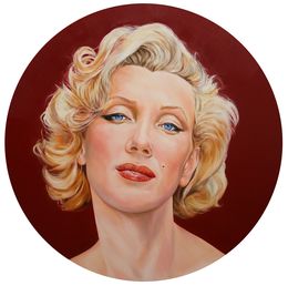 Pintura, Marilyn Monroe,, Peter Goodhall