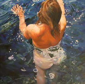 Peinture, Nu debout dans la mer, Peter Goodhall