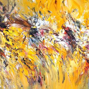 Gemälde, Yellow Energy XXL 1, Peter Nottrott