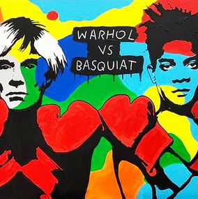 Gemälde, Warhol vs Basquiat, Le Closier