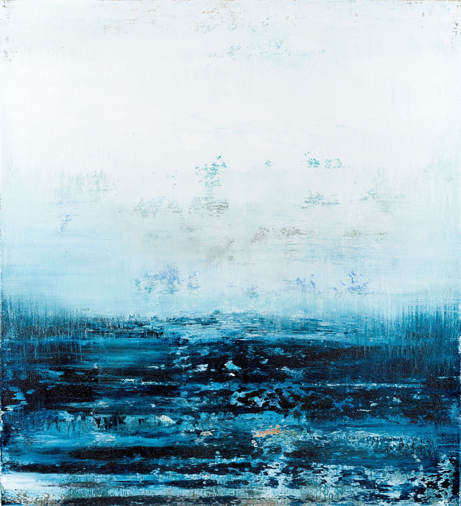 Radek Smach, Blue abstract painting SL433 Radek Smach, Blue abstract painting SL433