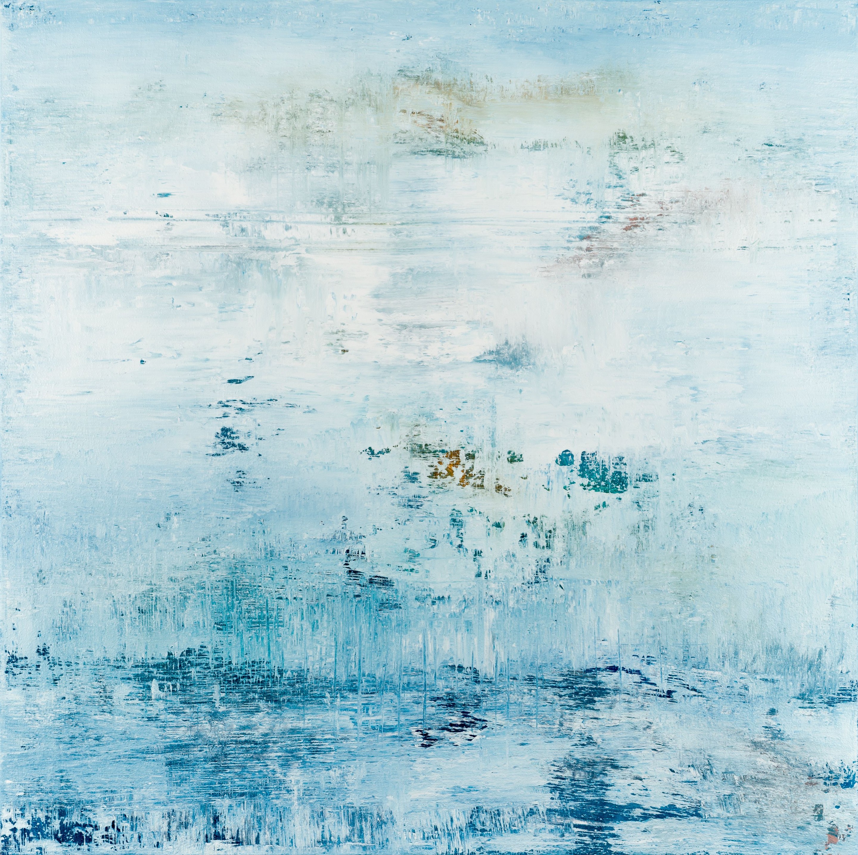 Radek Smach, Blue abstract painting BC458 Radek Smach, Blue abstract painting BC458