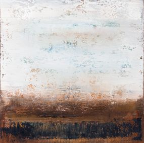 Gemälde, Brown abstract painting AF692, Radek Smach