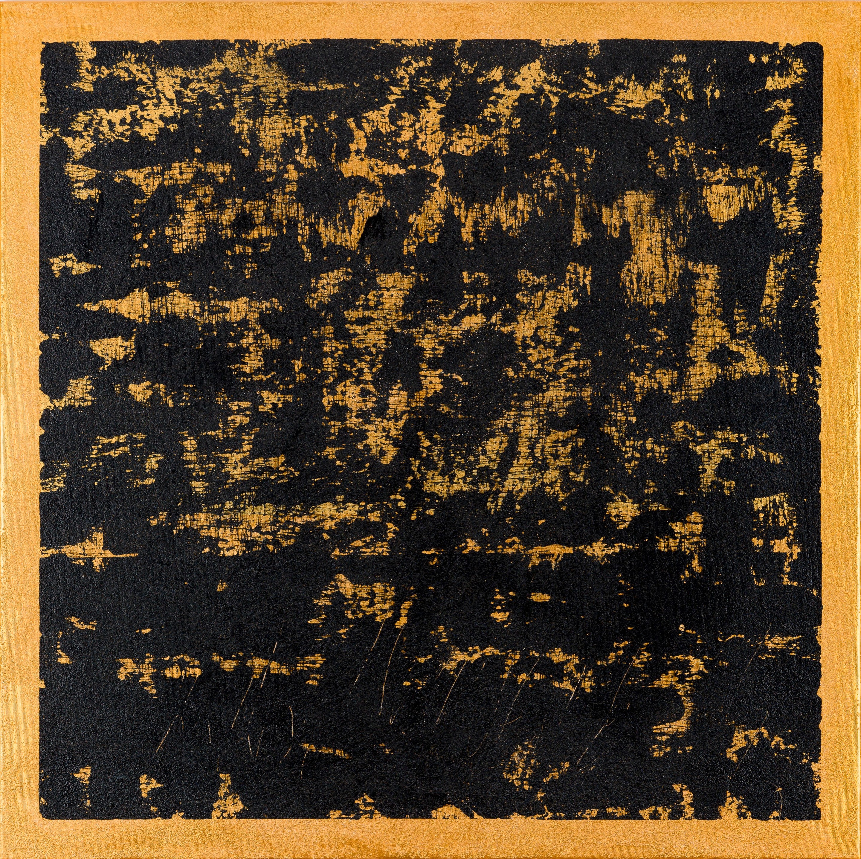 Radek Smach, Gold abstract painting BJ262 Radek Smach, Gold abstract painting BJ262