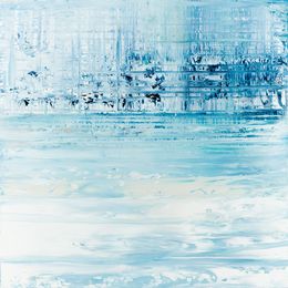 Painting, Blue abstract painting LG431, Radek Smach