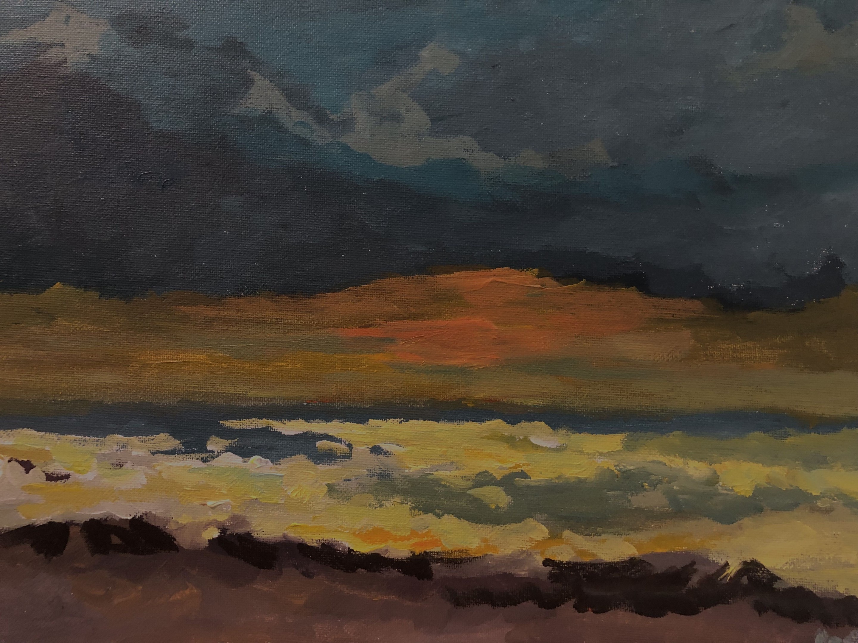 Ramya Sarvesh, Sunset on Carmel beach Ramya Sarvesh, Sunset on Carmel beach