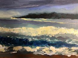 Painting, All about waves,, Ramya Sarvesh