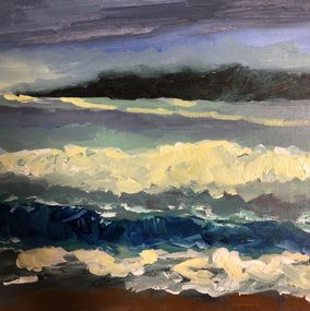 Gemälde, All about waves,, Ramya Sarvesh
