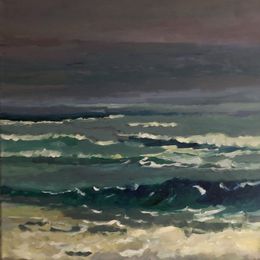 Painting, The waves, Ramya Sarvesh