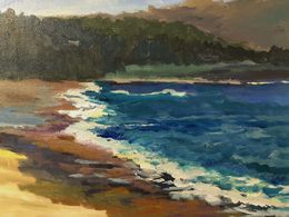 Gemälde, Carmel state beach, Ramya Sarvesh