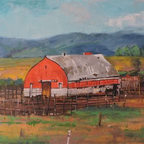 Painting, The Barn, Richard Szkutnik