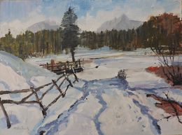 Painting, Trail, Richard Szkutnik