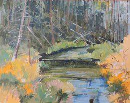 Peinture, Forest Life, Richard Szkutnik