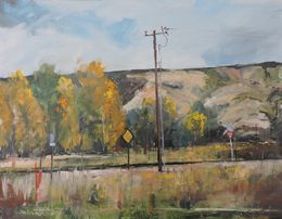Painting, End Road, Richard Szkutnik