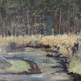 Peinture, Forest Stream, Richard Szkutnik