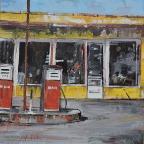 Peinture, Yellow Station, Richard Szkutnik