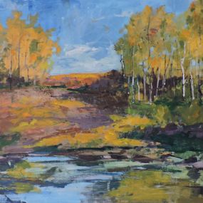 Pintura, Muddy Pass Lake,, Richard Szkutnik