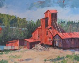 Painting, Boodle Mill, Richard Szkutnik