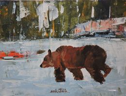 Painting, Bear, Richard Szkutnik