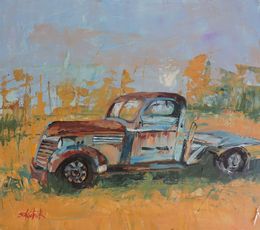 Painting, Old Truck #2, Richard Szkutnik